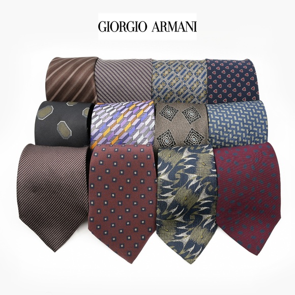 Lot of 42 Designer Silk Ties Armani/Ferré/Valentino/Zegna/Boss/Gaultier/Dior+++ - Picture 2 of 10